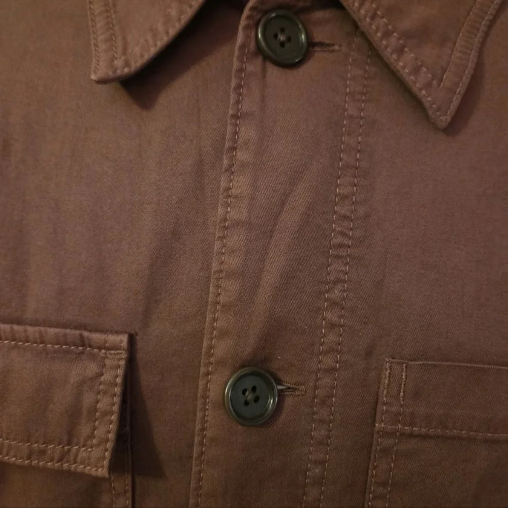 BR/HTG-SF-78 Banana Republic Reissue M Chocolate Rust Utility Jumpsuit Gorpcore - Picture 6 of 16